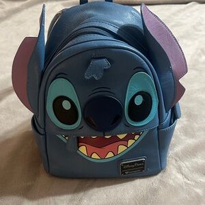 Disney Blue and Purple Stitch Kids Backpack